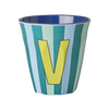 Medium Becher - Mehrfarbig - V - Stripes