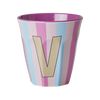 Medium Becher - Mehrfarbig - V - Stripes