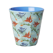  Medium Becher - Blau - Dragon Print