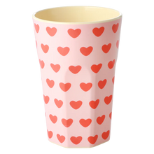  Großer Becher - Hellrosa - Sweet Hearts Print