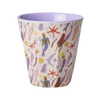 Medium Becher - Lavendel - Mermaid Print