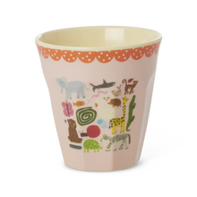  Medium Becher - Wildlife Print - Pink