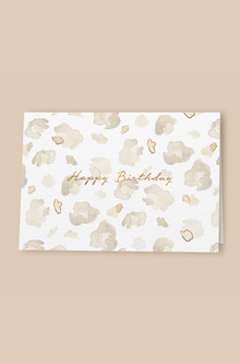  Klappkarte Leo "Happy Birthday" mit Umschlag