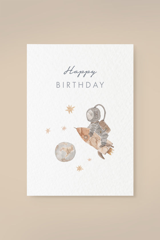 Postkarte Universe 'Happy Birthday'