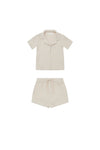Pyjama Set kurz 'cappuccino' - cappuccino