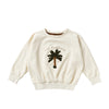 Crown Tree Oversized Sweater - Shortbread