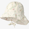 Sonnenhut Chloe - ivory checked flowers
