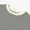 T-shirt S/S Fabian - navy rib stripe