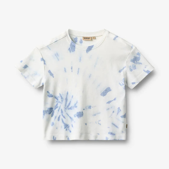 T-Shirt S/S Tommy - blue tie dye