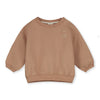 Baby Drop-Shoulder-Pulli  - Biscuit