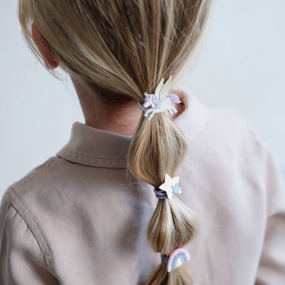 Haargummis FLYING UNICORN PONIES