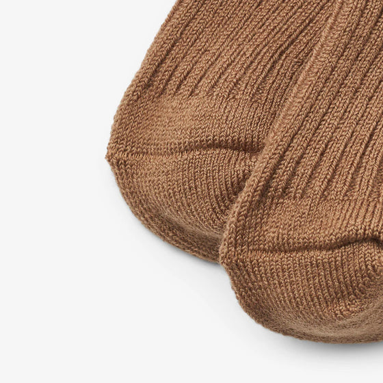 WOLL-RIPPSOCKEN ZIGGY - Caramel