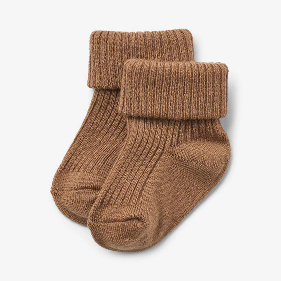 WOLL-RIPPSOCKEN ZIGGY - Caramel