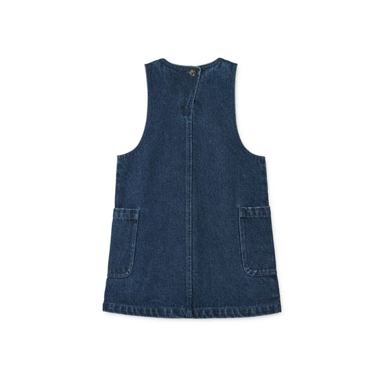 ANGELICA DENIM-KLEID - MEDIUM BLUE DENIM