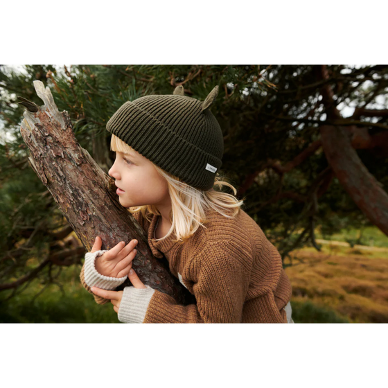 GINA Beanie Mütze - Army Brown