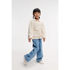 CESAR BEDRUCKTE JEANSHOSE - PEACH / LIGHT BLUE DENIM
