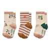 Silas Baumwollsocken 3er Pack - Peach Seashell Mix