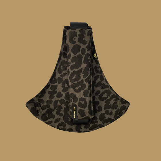 Kindertrage Leopard Grau